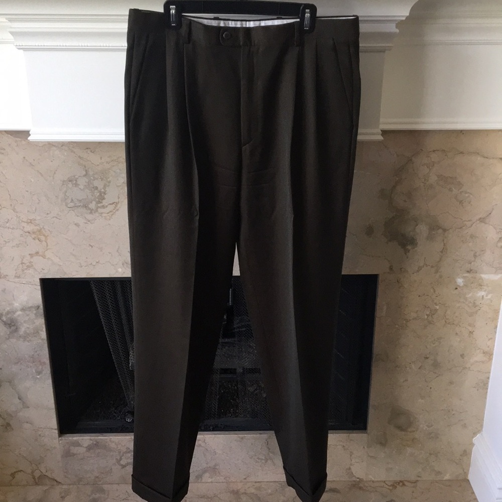 Zanella Bennett Straight Leg Pleated Pants- 36